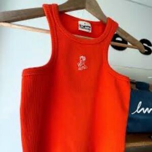Ementa Orange Tank Top